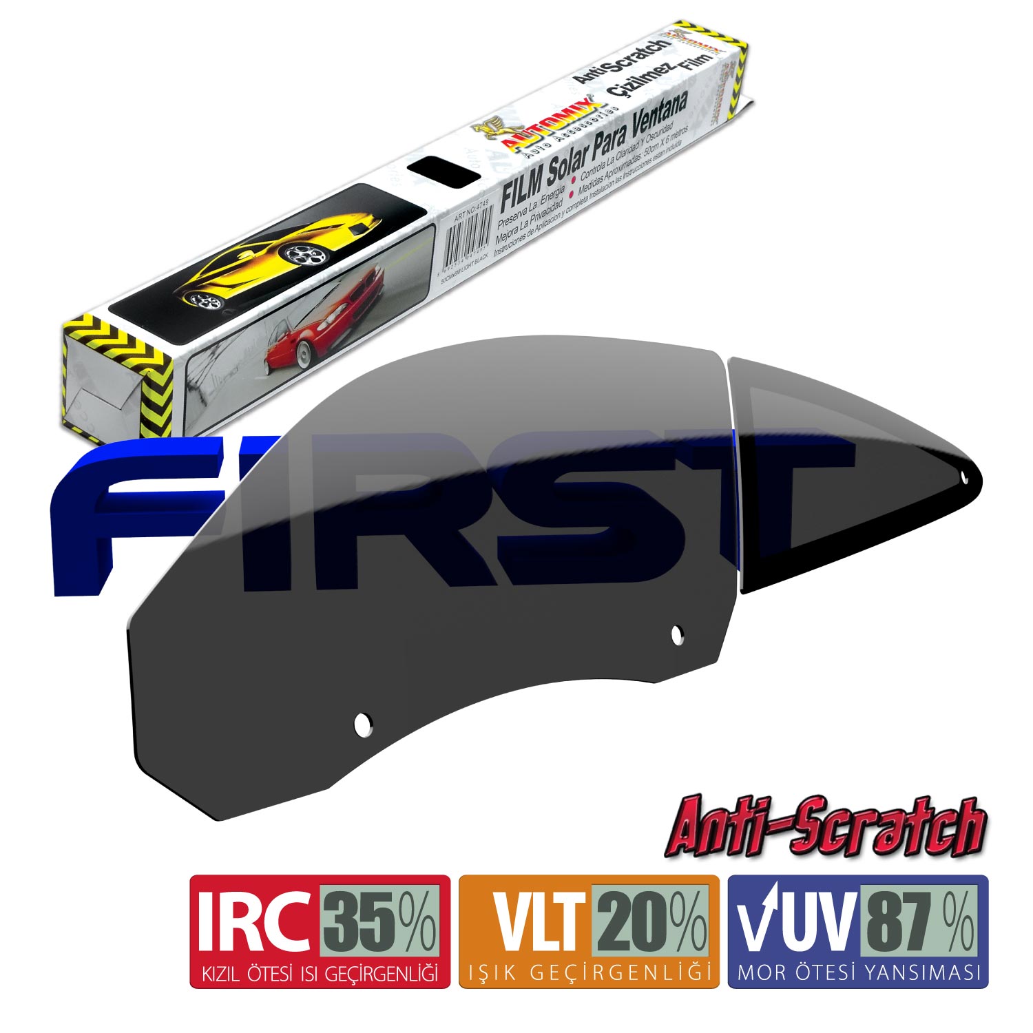 AUTOMIX CAM FILMI 6 MT SIYAH